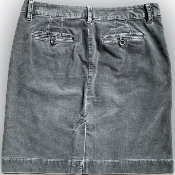 Eddie Bauer corduroy skirt, gray grey size 10 - Picture 7 of 8